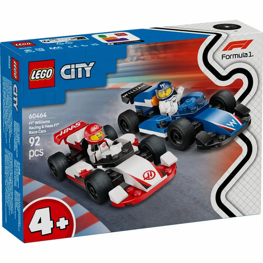 LEGO CITY F1 Williams Racing und Haas F1 Rennautos