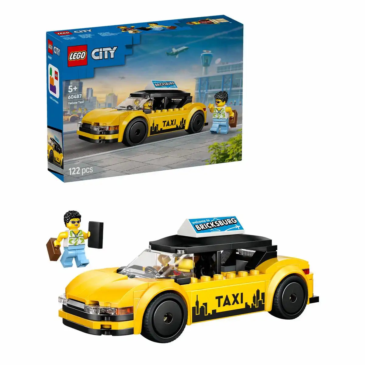LEGO CITY Fahrzeuge Gelbes Taxi