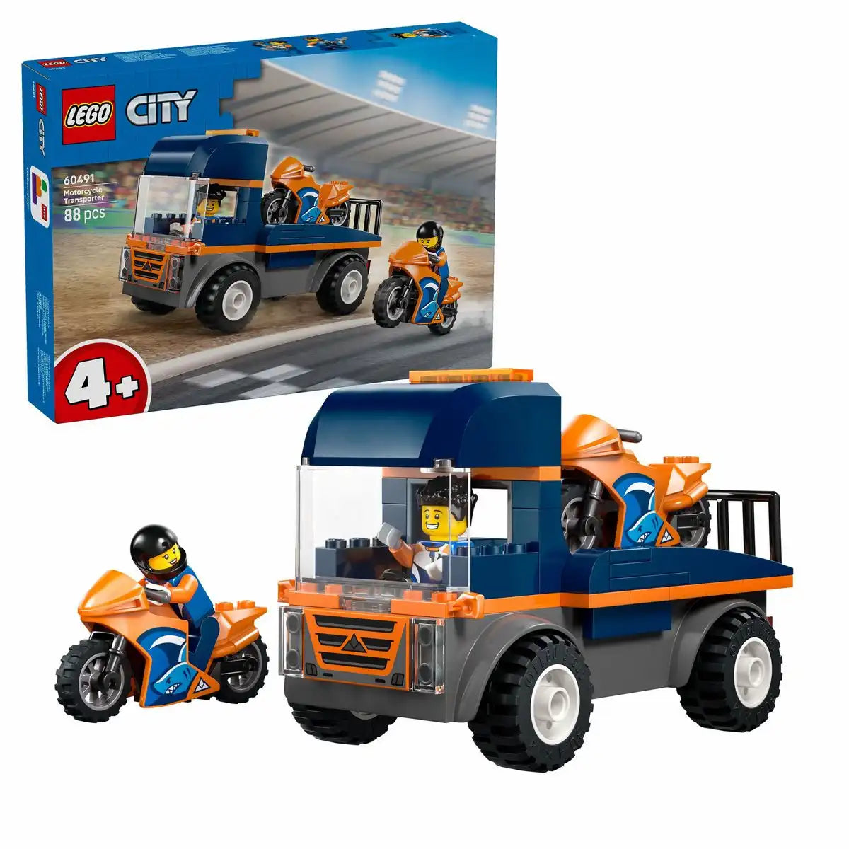 LEGO CITY Fahrzeuge Motorradtransporter