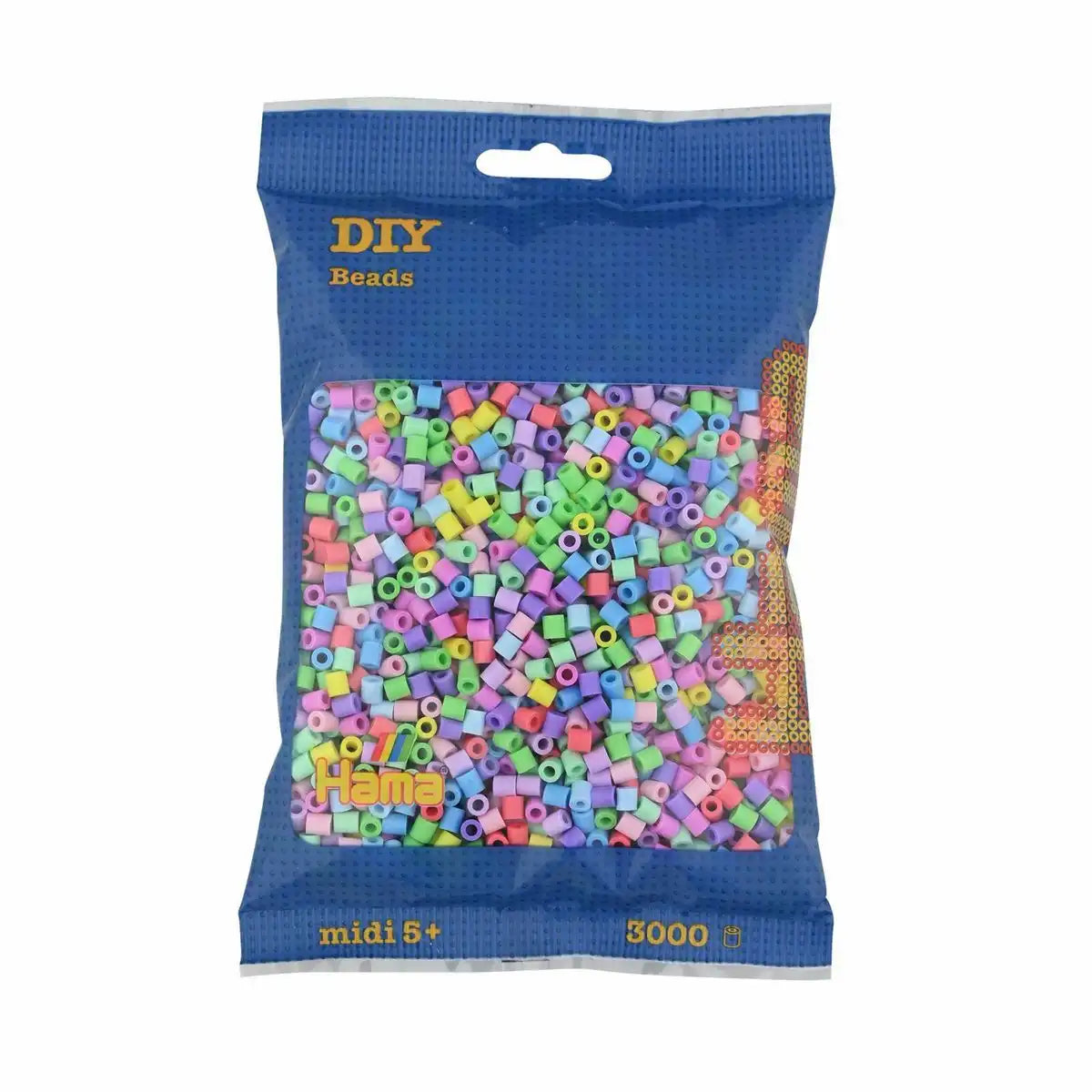 Hama Bügelperlen Pastell Mix 3000 Stück Beutel