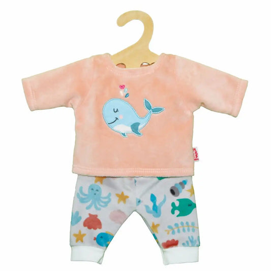 Flauschiger Pyjama Wal Bobby Größe 28-35cm