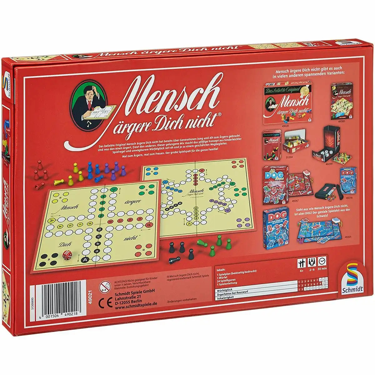 Schmidt Spiele Brettspiel Mensch ärgere Dich nicht