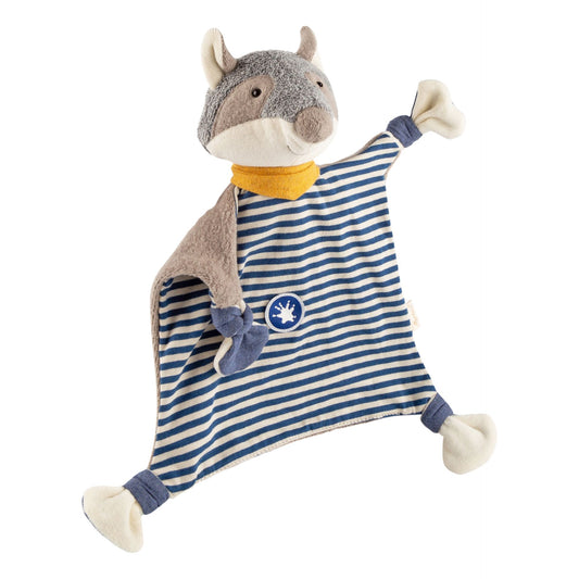 Sigikid Baby Schnuffeltuch Waschbär aus Baumwoll-Schlingenware