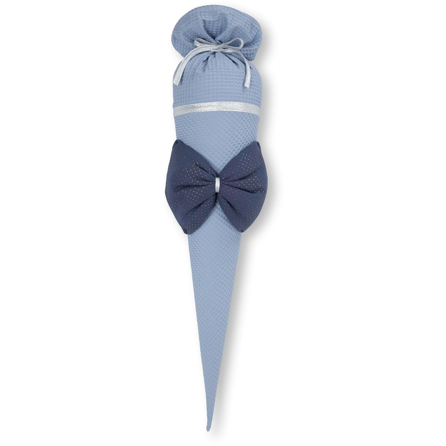 crêpes suzette Schultüte taubenblau dunkelblau