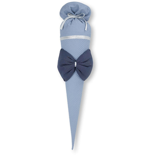 crêpes suzette Schultüte taubenblau dunkelblau