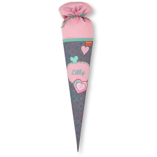 crêpes suzette Schultüte Lilly Glitter Heart