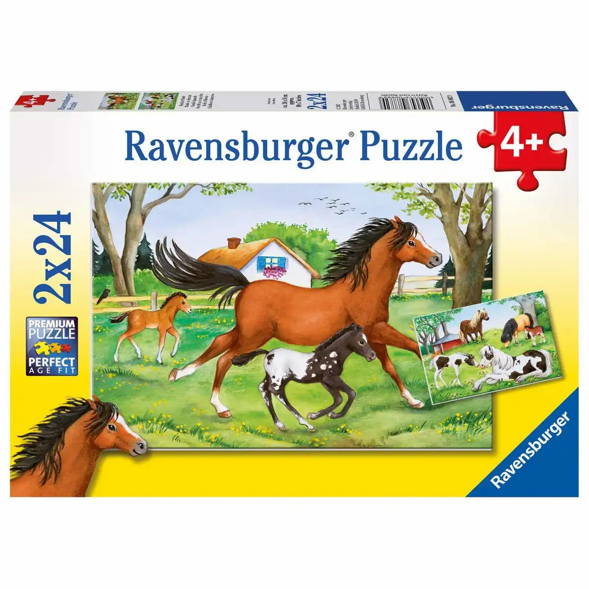Ravensburger Puzzle 2 X 24 Teile Welt der Pferde