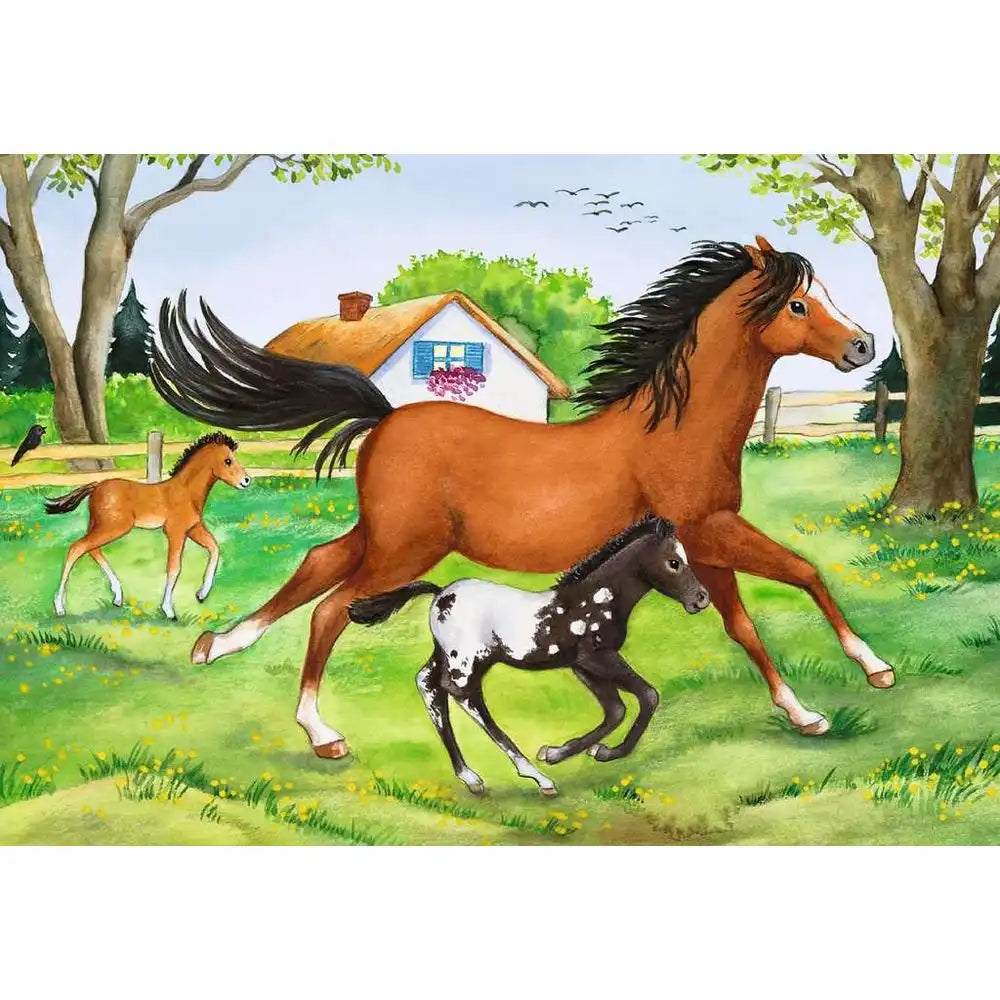 Ravensburger Puzzle 2 X 24 Teile Welt der Pferde