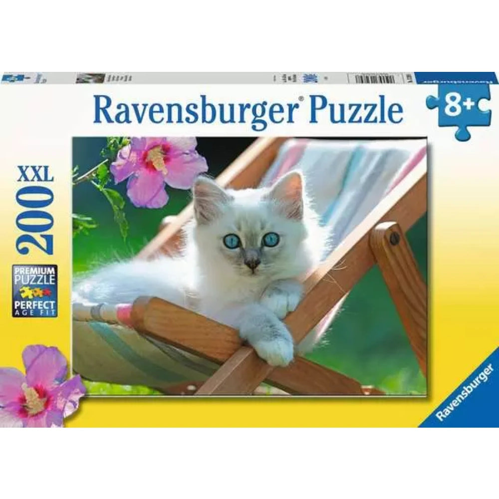 Ravensburger Puzzle 200 XXL Teile Weißes Kätzchen