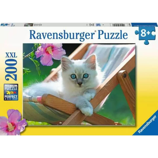 Ravensburger Puzzle 200 XXL Teile Weißes Kätzchen