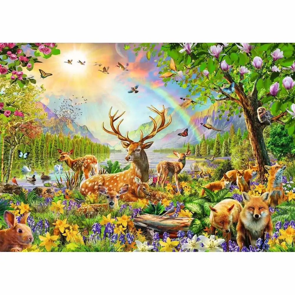 Ravensburger Puzzle 200 XXL Teile Anmutige Hirschfamilie