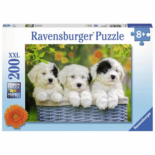 Ravensburger Puzzle 200 XXL Teile Kuschelige Welpen