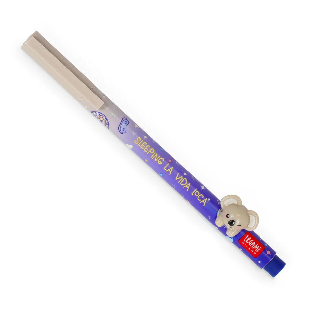 Legami Gelstift mit Deko-Tierchen Koala „Sleeping la Vida Loca“ - Lovely Friends