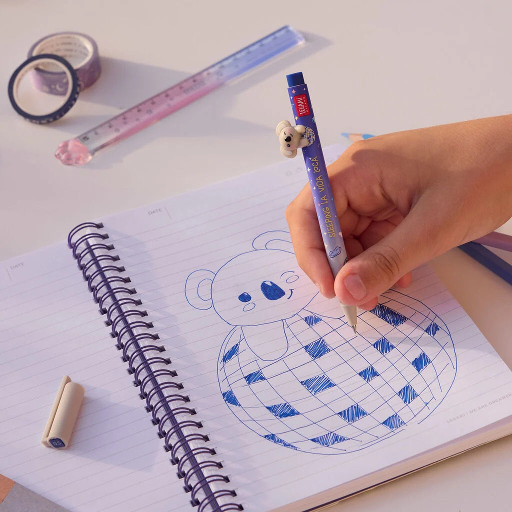 Legami Gelstift mit Deko-Tierchen Koala „Sleeping la Vida Loca“ - Lovely Friends