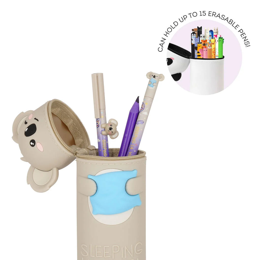 Legami 2-in-1-Federmäppchen aus Silikon Koala „Sleeping la Vida Loca“ - Kawaii