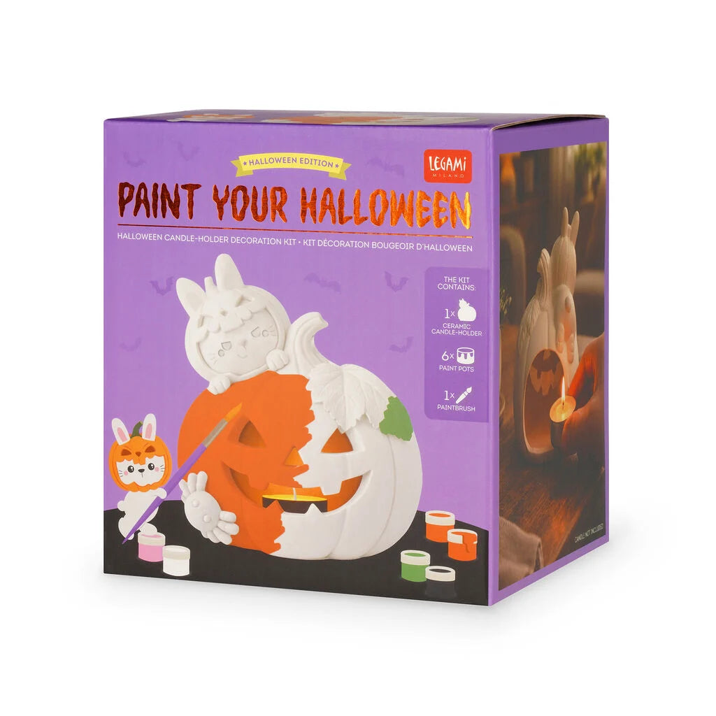 Legami Kerzenhalter zum bemalen Halloween