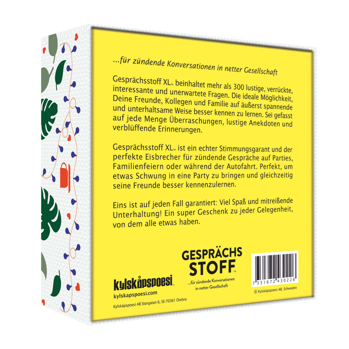 Partyspiel Gesprächsstoff XL