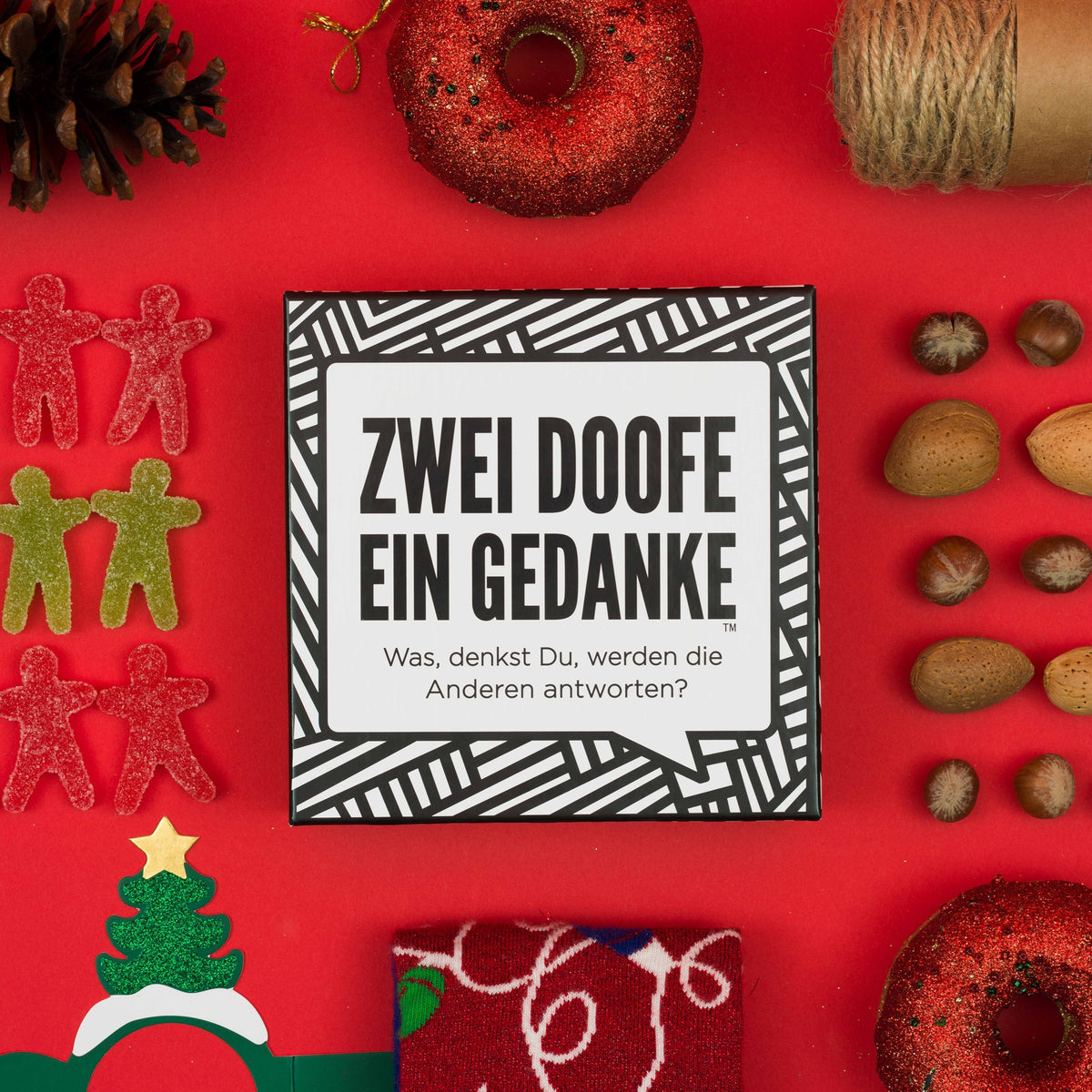Partyspiel Zwei Doofe ein Gedanke