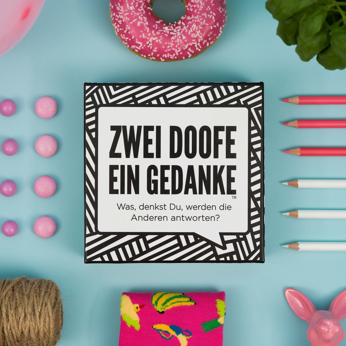 Partyspiel Zwei Doofe ein Gedanke